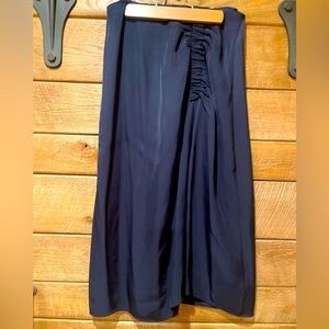 Tibi navy blue nylon skirt Size 0